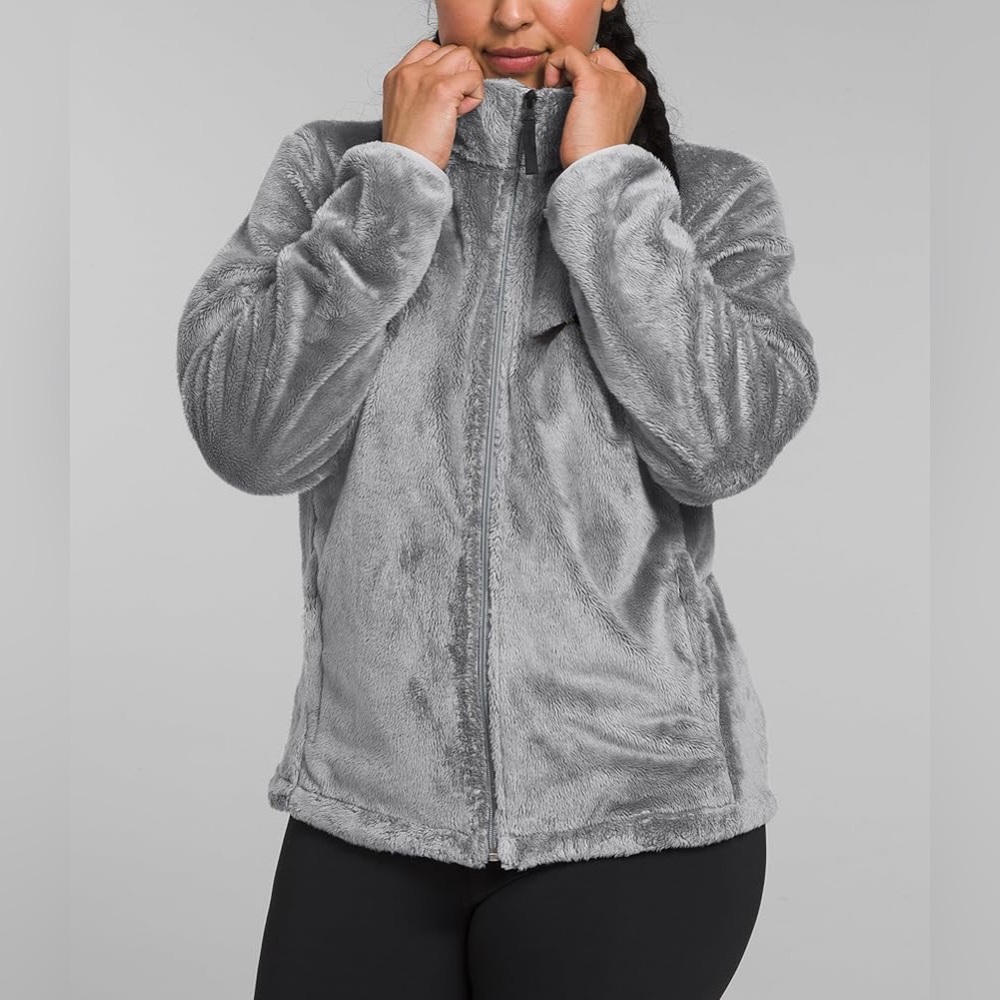 ⭐️ THE NORTH FACE Women’s Osito Full
Zip Fleece Jacket Gray Size MEDIUM - Picture 2 of 16